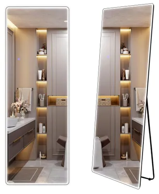 Obrázek produktu pro Zrcadlo Rea Classico 60X170 Led Černý
