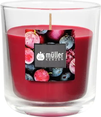 Produktbild von Müller Kerzen Aromatic Art, Zylinder, Beere, Beeren, 30 h, 1 Stück(e)
