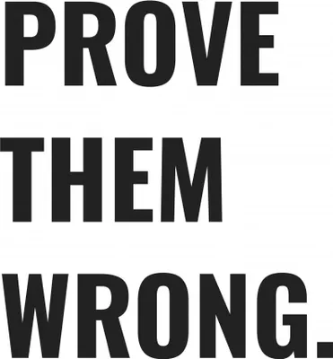 Immagine prodotto di Poster 50x70 cm con scritte Citazione moderna Prove Them Wrong