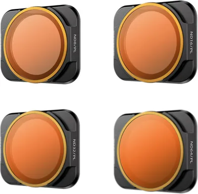 Obrázek produktu pro sada 4 filtrů objektivu pro příslušenství DJI Mavic AIR 2S, ND8 / PL + ND16 / PL + ND32 / PL + ND64 / PL