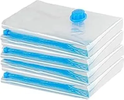 Produktbild von ZWMYF Vakuumbeutel 4Stück(80x60cm) Aufbewahrungsbeutel Reise Vakuum Wiederverwendbar Kleiderbeutel für Kleidung