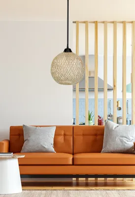 Immagine prodotto di Opviq, 190- 190FLH, Baby, blu, lampadario, lampadario in juta fatto a mano