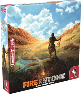 Produktbild von Pegasus Fire & Stone, Brettspiel, Familie, 10 Jahr(e), 45 min, Familienspiel