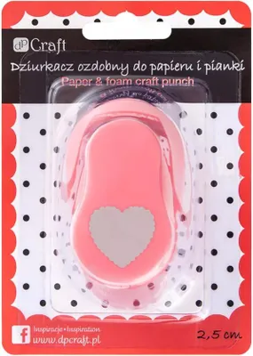 Zdjęcie produktu dla Dziurkacz ozdobny serce, 2.5 cm