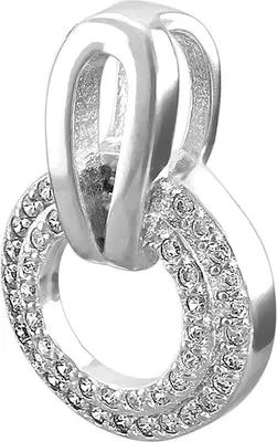 Image de SilberDream Colliers Pendentif Zirconia 925 Argent Rond Bijoux de cou GSH403W