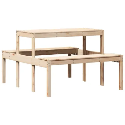 Produktbild von Picknicktisch 110x134x75 cm Massivholz Kiefer