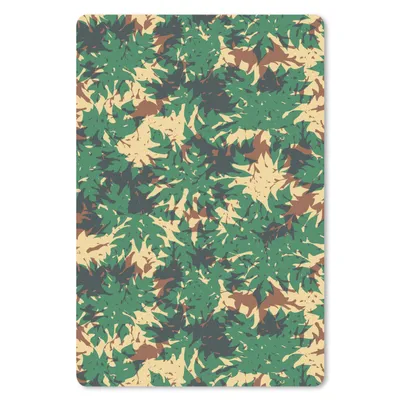 Produktbild von MuchoWow® Mauspad Mousepad Muster - Dschungel - Camouflage 18x27 cm - Mousepads - Maus Mat - Pad - Mausunterlage