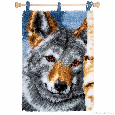 Produktbild von Auslaufmodell Vervaco Knüpfteppich "Wolf"