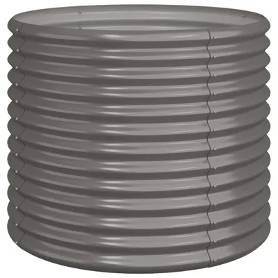 Productafbeelding van vidaXL Plantenbak, verzinkt staal, 80x80x68 cm, grijs