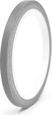 Produktbild von 10m Zierstreifen 5mm Silbergrau Matt Dekorstreifen Auto Motorrad Boot Modellbau Klebestreifen