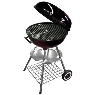 Image de Gril boule émaillé Chariot Gril roulant Griller Gril de jardin Gril à poser Barbecue