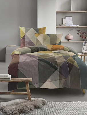 Produktbild von Irisette GmbH & Co. KG Mako-Satin Bettwäsche Set Wave 8639 Farbe multi Größe 140x200+70x90