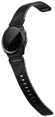 Image de Bracelet magnétique UNIQ Fluo pour Garmin SmartWatch 22 mm, noir nuit