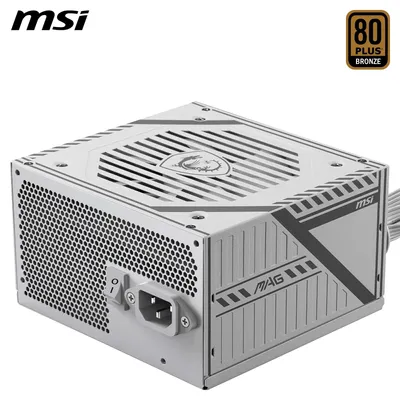 Produktbild von MSI MAG A650BNL, 650 W, 110 - 240 V, 50/60 Hz, Aktiv, 85%, Überstrom, Überlastung, Überspannung, Kurzschluß