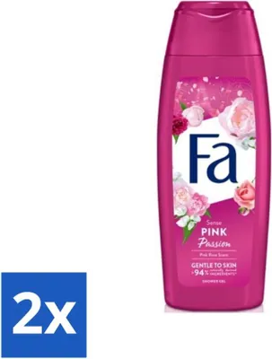 Obrázek produktu pro Fa - Pink Passion - sprchový gel - Pink Rose - 250 ml - hodnotné balení - 2 kusy