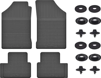 Produktbild von Gummimatten Mit Stoppern Für: Lancia Ypsilon I (1996-2003) Schwarz Set