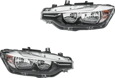 Obrázok produktu pre Sada hlavných svetlometov ľavá strana 12 V H7/H7 PY21W halogénové FF HELLA pre BMW radu 3 a ďalšie modely
