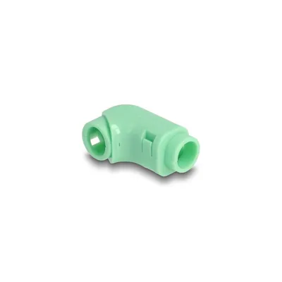 Produktbild von Delock Kabel Clips zum Abwinkeln 8 Stück grün