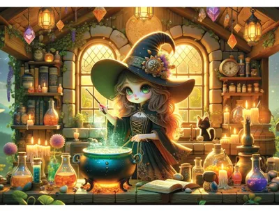 Zdjęcie produktu dla YAZZ Puzzle: Czarownica 1000 elementów