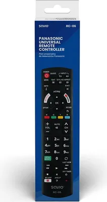 Obrázok produktu pre Savio RC-06 do TV Panasonic diaľkový ovládač IR Bezdrôtové tlačidlá