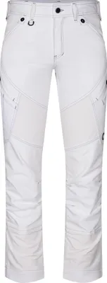Produktbild von F. Engel X-treme Handwerkerhose mit 4-Wege-Stretch, Weiss, Gr. 48