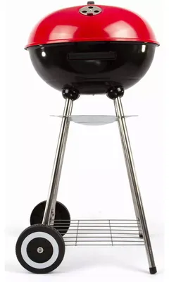 Image de Barbecue à charbon 41cm rouge/noir - Livoo - DOC172R -