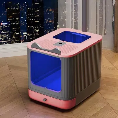 Immagine prodotto di Lettaia per gatti - Con sterilizzazione UV - In plastica - Rosa
