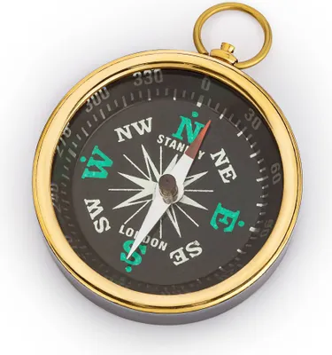 Taschenkompass Schlüsselanhänger - Personalisierbarer Metall Kompass Für Outdoor