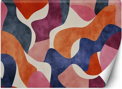 Produktbild von Vlies fototapete Moderne Abstraktion 300x210 cm Feeby Lila inkl. Kleber einfache Montage