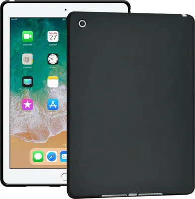 Image de Housse en silicone mat pour iPad 9.7 2017/2018 Housse de protection pour tablette Case