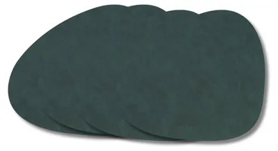 Produktbild von LIND DNA Tischset L Nupo 4-er Set Dark Green