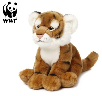 Image de WWF - Peluche - Tigre (23cm) réaliste Doudou en peluche