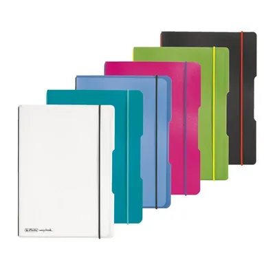 Produktbild von Herlitz 50015993, Einfarbig, Türkis, A5, 40 Blätter, 80 g/m², Kariertes Papier