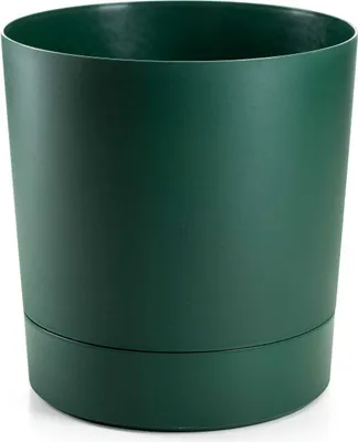 Produktbild von HowHomely | Pflanzkübel - Azalea - 35 cm - Avocado Grün - Wetterfest - Integrierte Untersetzer
