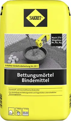 Produktbild von SAKRET Bettungsmörtel Bindemittel 25 kg Sack