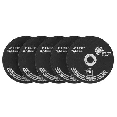 Produktbild von NEO TOOLS Trennscheibe Set 5x 75 mm für pneumatische Trennschleifmaschinen