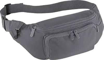 Produktbild von Quadra Bauchtasche QD12, Graphite Grey, 37 x 15 x 10 cm, Polyester 600D, verstellbarer Gurt, Reißverschlusstaschen, UTBC741