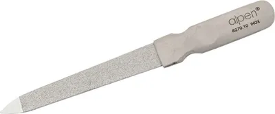 Produktbild von Alpen Saphir-Nagelfeile, Edelstahl, rostfrei, grob und fein,, 10.0 cm