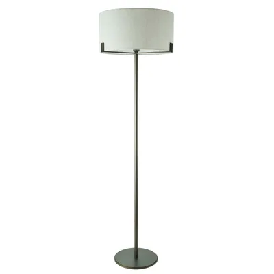 Immagine prodotto di Lampada da terra Hayfield | 1 lampadina | 60 W E27 | Metallo/tessuto
