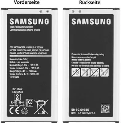 Produktbild von Samsung Original Service Akku für Galaxy Xcover 4 G390F und 4s G398F unbenutzt 2800mAh EB-BG390BBE GH43-04737A 0 Ladezyklen