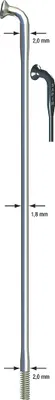 Produktbild von SAPIM Speiche "Race" DD, Ø 2,00 / 1,80 / 2,00 mm,  250 mm lang, s