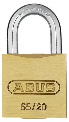 Image de Cadenas 20mm laiton s'entrouvrant - ABUS - 65/20 KA 6201