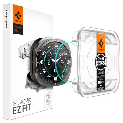Obrázok produktu pre Spigen GLAS.tR EZ Fit, Ochrana displeja, Smartwatch, Priehľadná, Samsung, Galaxy Watch Ultra (47mm), Temperované sklo