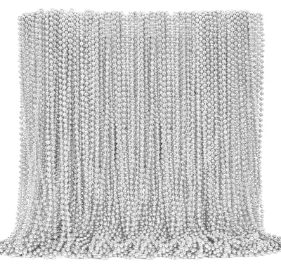 Image de Solidchoice - 144 colliers scintillants ornés de perles - Idéaux comme cadeaux pour les événements et les fêtes
