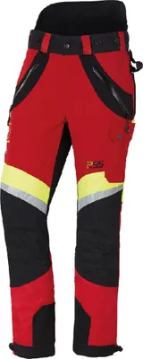 Produktbild von PSS Herren X-treme Air Schnittschutzhose Herren (Rot/Gelb) Größe 50
