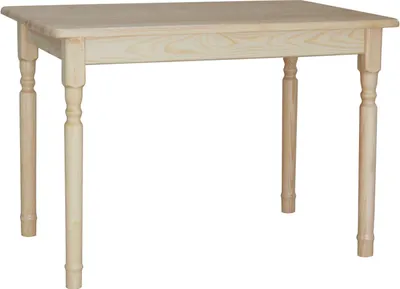 Immagine prodotto di Tavolo II in legno di pino massiccio, laccato 90 x 60 cm