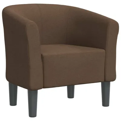Produktbild von vidaXL Clubsessel Braun Stoff
