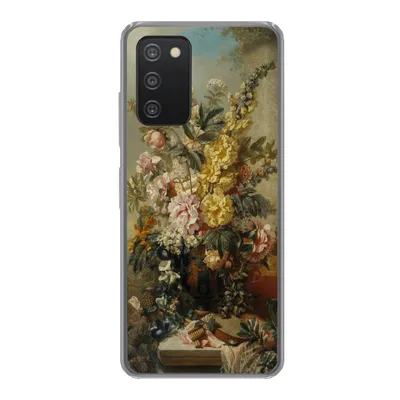 Produktbild von MuchoWow® Handyhülle Schutzhülle Hülle für Samsung galaxy a73 Große Vase mit Blumen - Alte Meister - Malerei Silikon Softcase Handy Hülle - Handyhülle