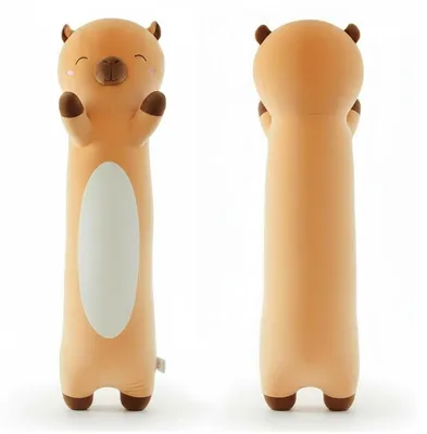 Productafbeelding van Omgoods - Capybara Knuffelkussen XXL - Zacht Pluche Kussen voor Kinderen