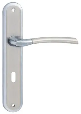 Productafbeelding van Klamka Zorba, Nikkel-Chroom, 72 Mm Sleutelgat